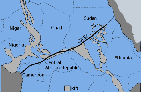 Central African Republic Map
