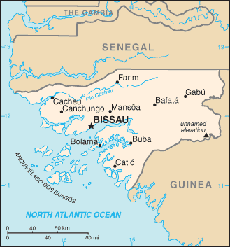 Guinea Bissau Map