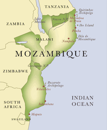Mozambique Map
