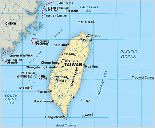 Taiwan Map
