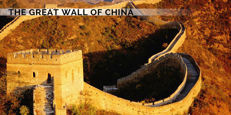 Famous Landmarks in Asia - The Great Wall Of China