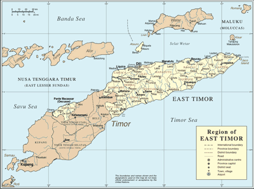 Timor-Leste Map