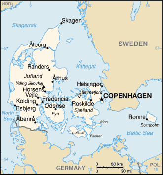 Denmark Map