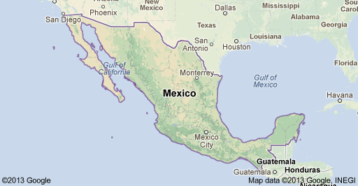 Mexico Map