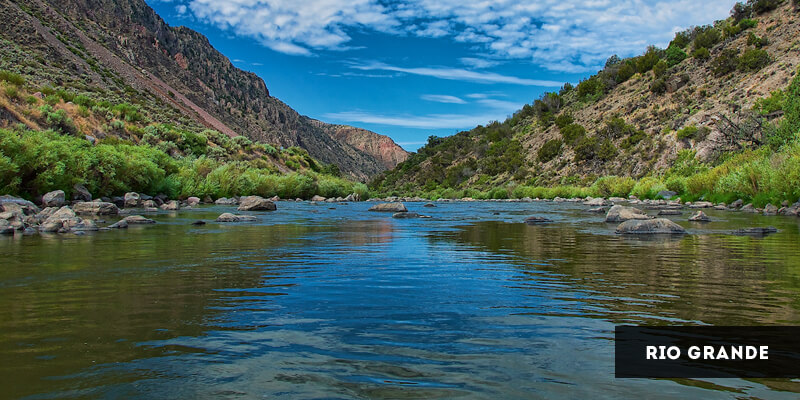 Rivers in North America - Rio Grande River