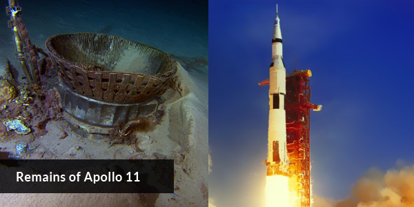 Remains of Apollo 11